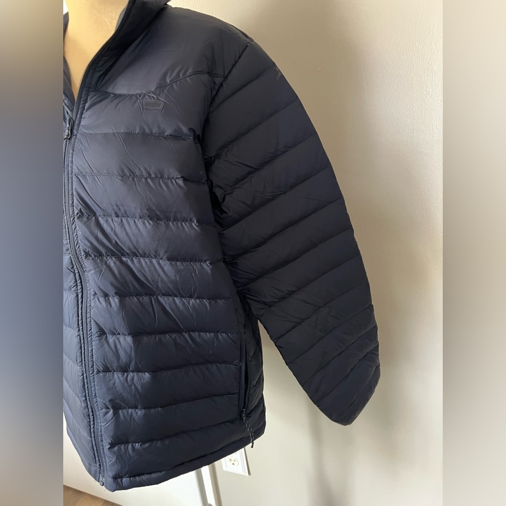 NWT Levi’s Men’s Devin Down Packable Puffer Jacket in Bungee Cord Brown Size M - Picture 6 of 13